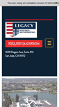 Mobile Screenshot of legacyroofing.net